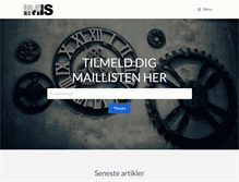 Tablet Screenshot of imis.dk